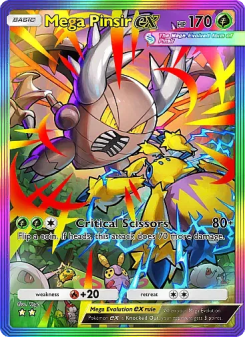 Mega Pinsir ex - pokemon TCG Card