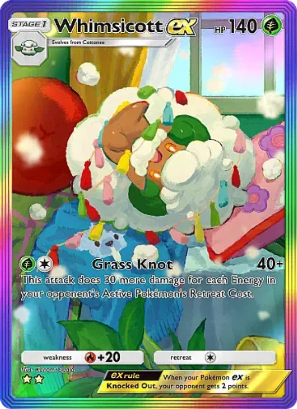 Whimsicott ex - Pokémon TCG Card