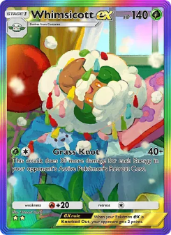 Whimsicott ex - pokemon TCG Card