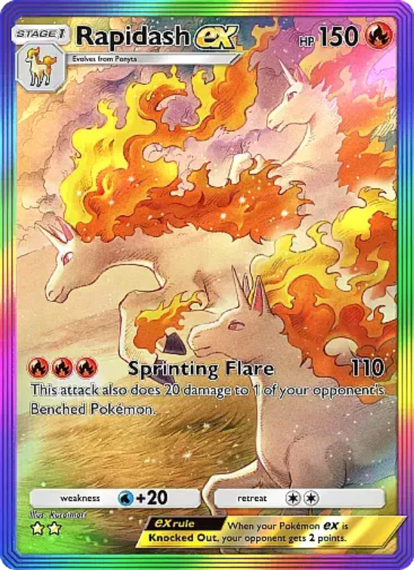 Rapidash ex - Pokémon TCG Card