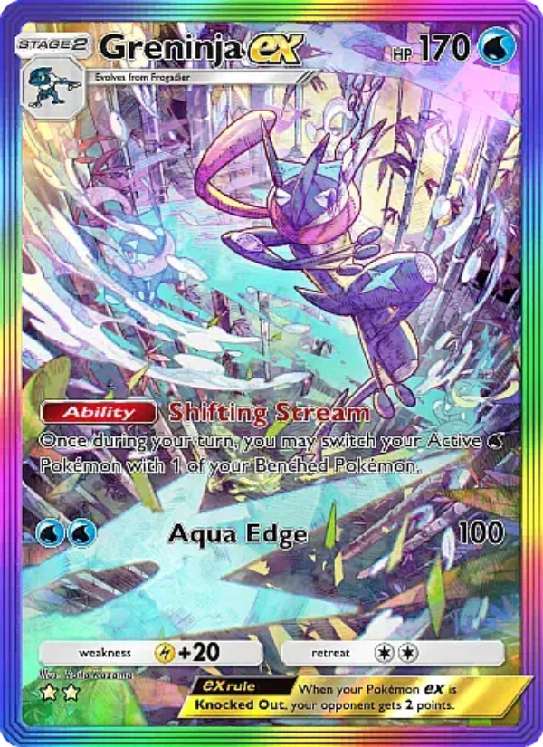 Greninja ex - Pokémon TCG Card