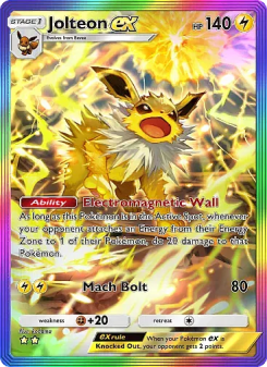 Jolteon ex - pokemon TCG Card