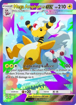 Mega Ampharos ex - pokemon TCG Card