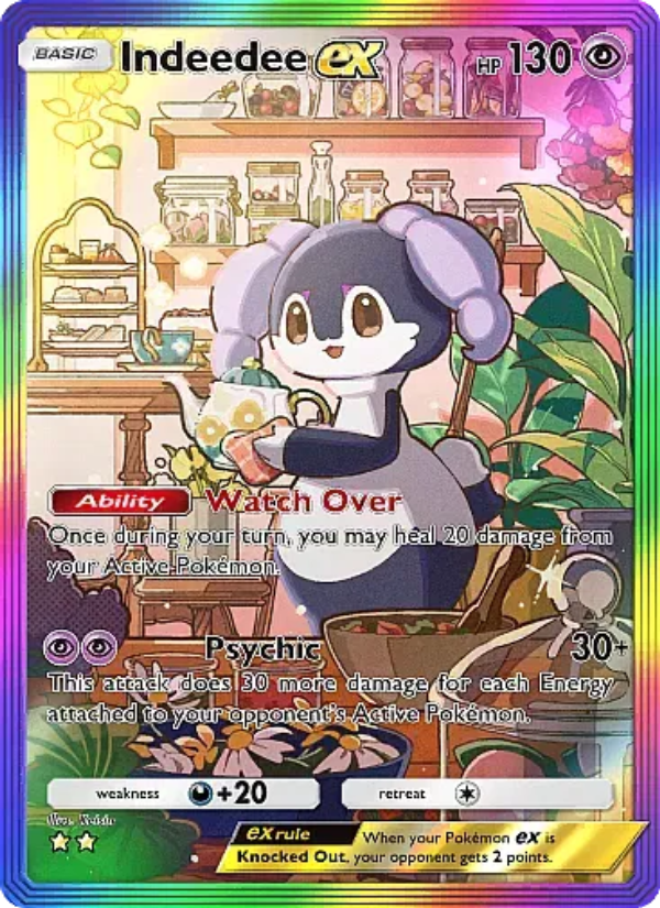 Indeedee ex - Pokémon TCG Card