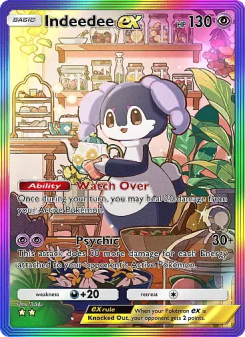 Indeedee ex - pokemon TCG Card