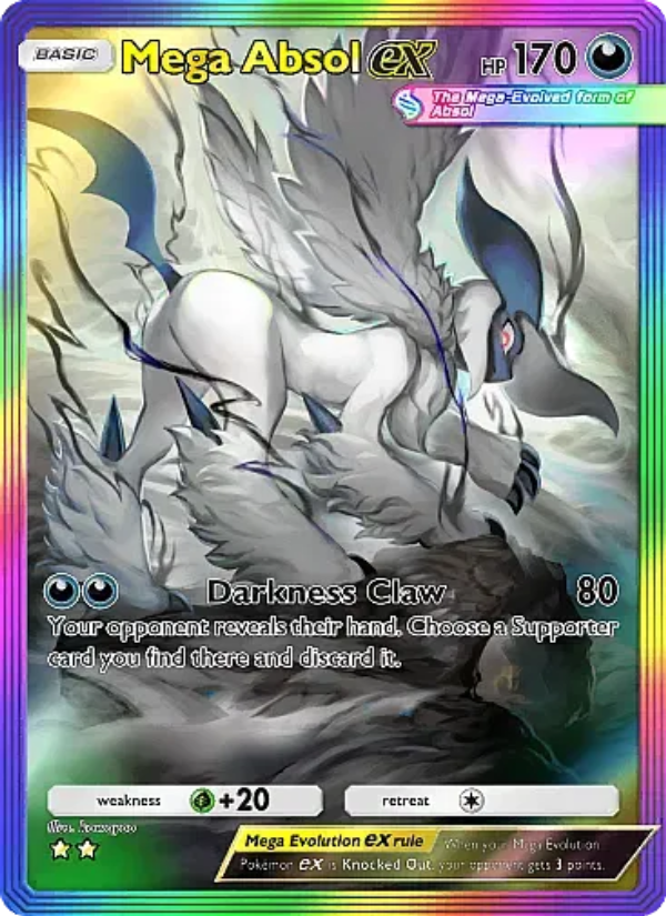 Mega Absol ex - Pokémon TCG Card