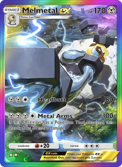 Melmetal ex - pokemon TCG Card