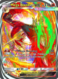 Mega Blaziken ex - pokemon TCG Card