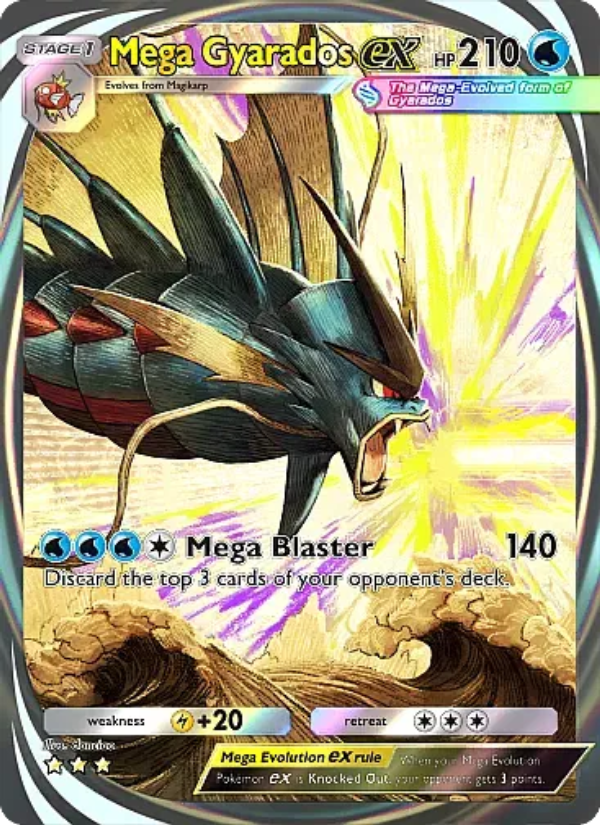 Mega Gyarados ex - Pokémon TCG Card