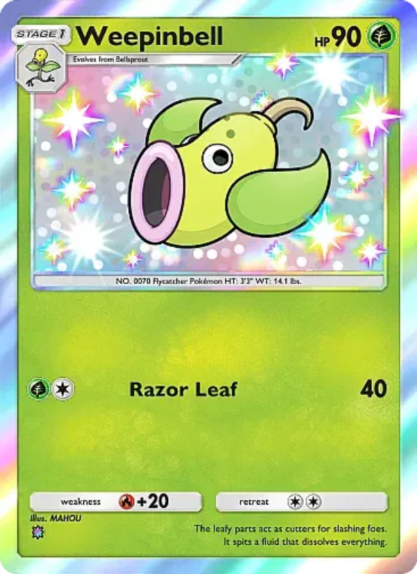 Weepinbell - Pokémon TCG Card