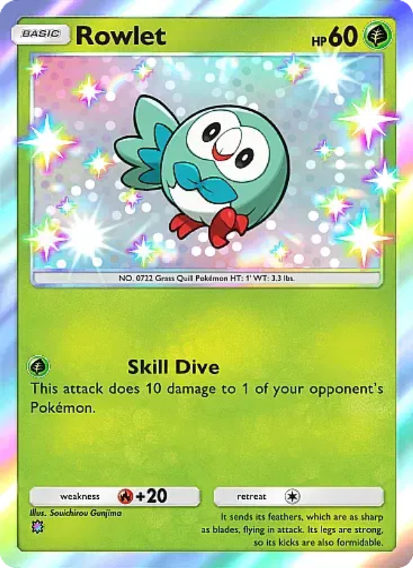 Rowlet - Pokémon TCG Card