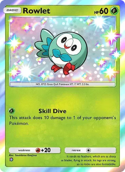 Rowlet - pokemon TCG Card