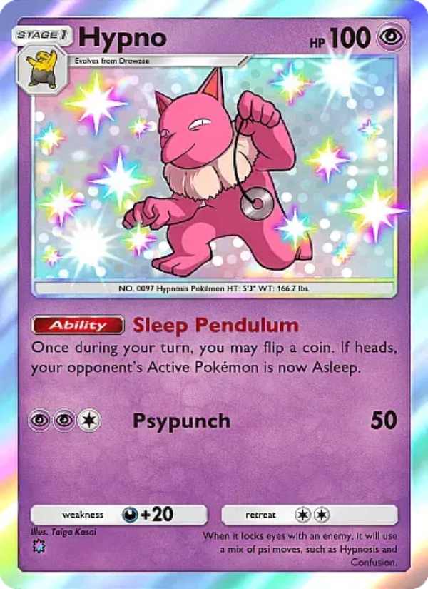 Hypno - Pokémon TCG Card