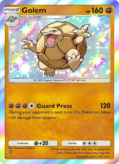 Golem - pokemon TCG Card