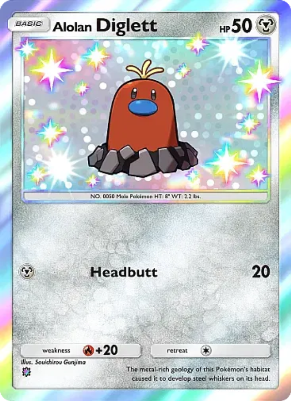 Alolan Diglett - Pokémon TCG Card