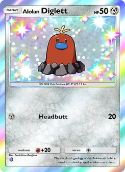 Alolan Diglett - pokemon TCG Card