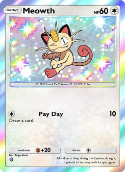 Meowth - pokemon TCG Card