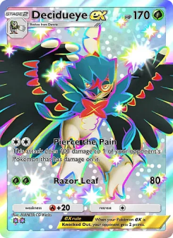 Decidueye ex - pokemon TCG Card