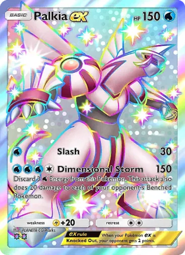 Palkia ex - Pokémon TCG Card