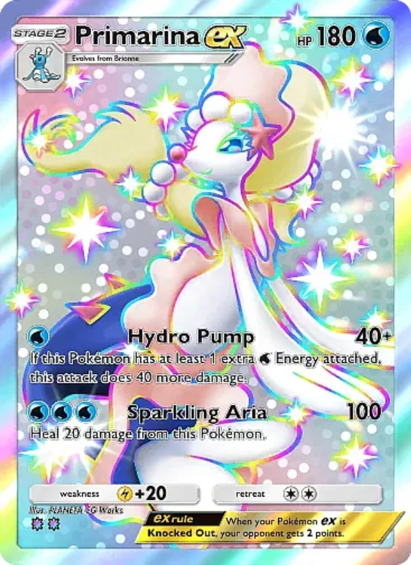 Primarina ex - Pokémon TCG Card
