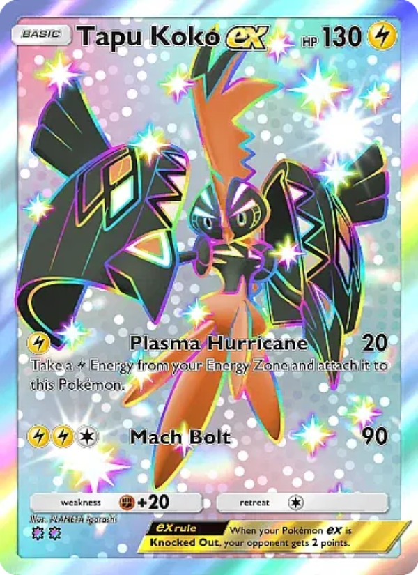 Tapu Koko ex - Pokémon TCG Card
