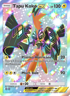 Tapu Koko ex - pokemon TCG Card