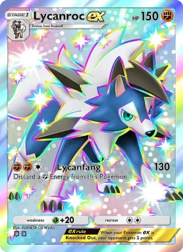 Lycanroc ex - Pokémon TCG Card