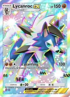 Lycanroc ex - pokemon TCG Card