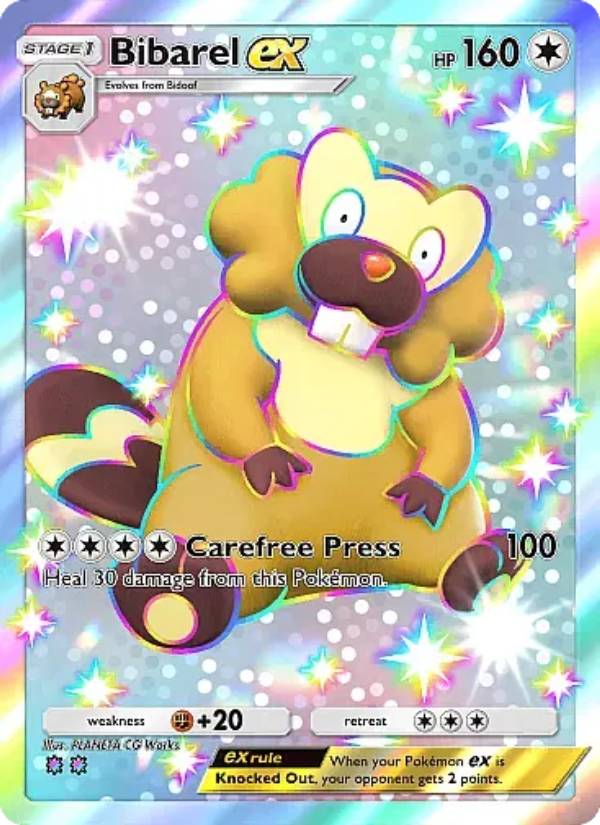 Bibarel ex - Pokémon TCG Card