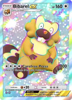 Bibarel ex - pokemon TCG Card