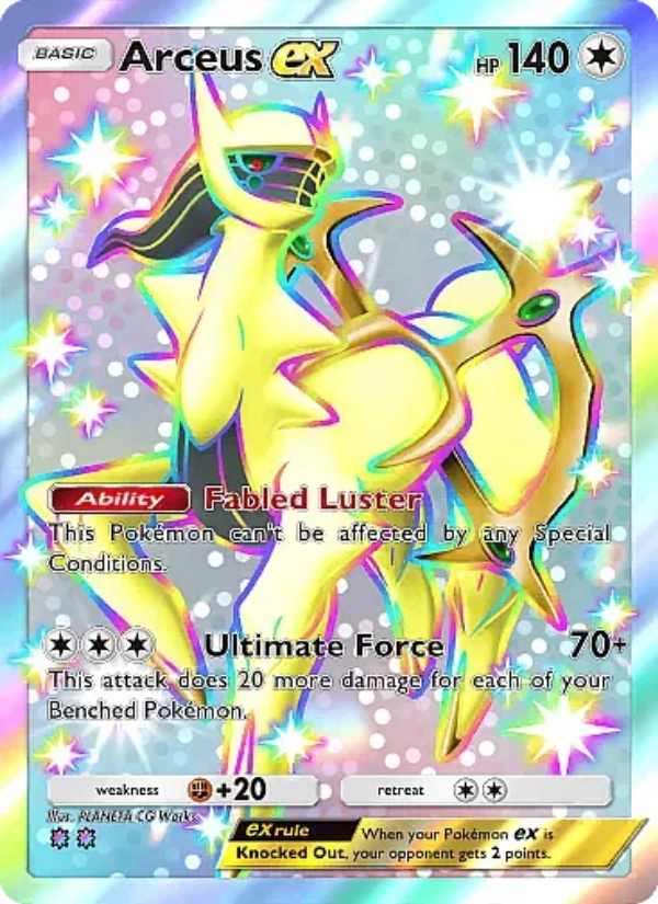 Arceus ex - Pokémon TCG Card