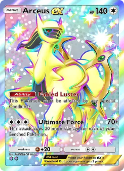 Arceus ex - pokemon TCG Card
