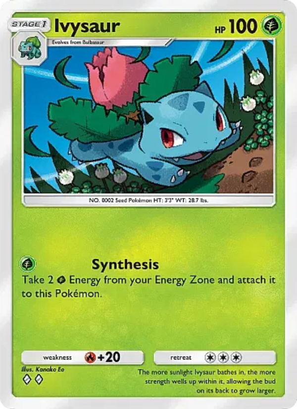 Ivysaur - Pokémon TCG Card