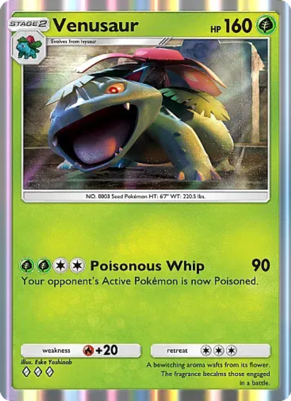 Venusaur - Pokémon TCG Card