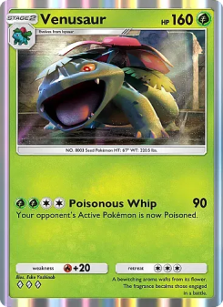 Venusaur - pokemon TCG Card