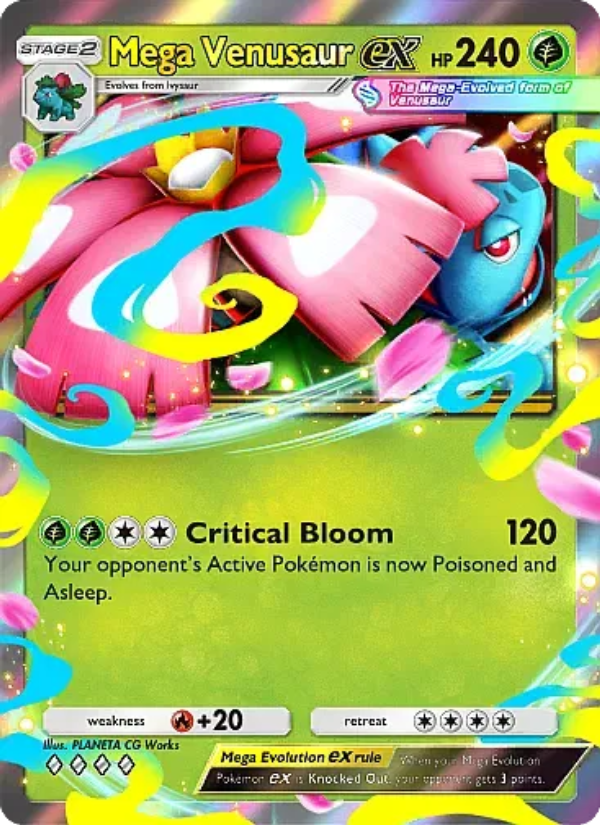 Mega Venusaur ex - Pokémon TCG Card