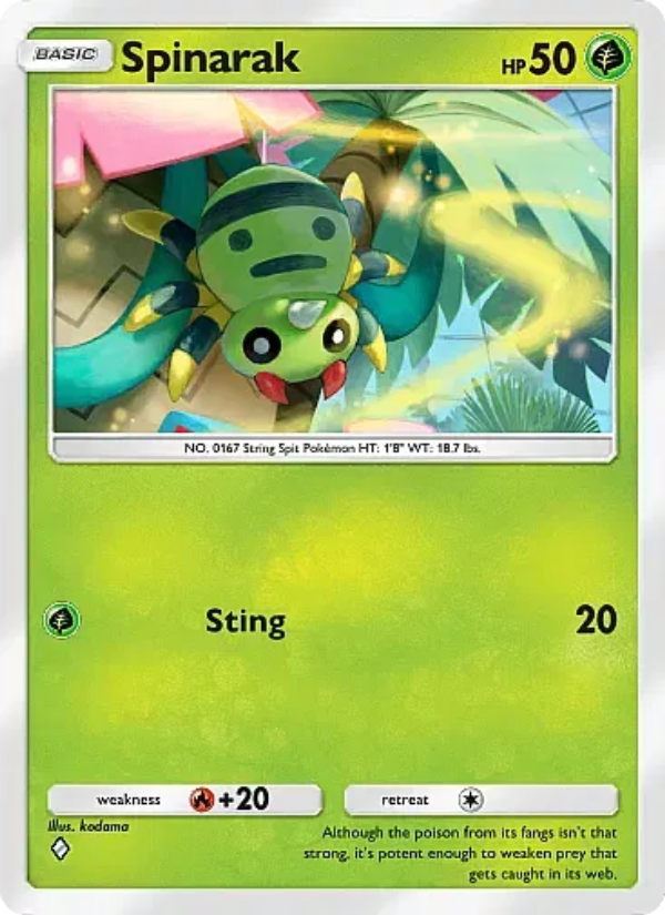 Spinarak - Pokémon TCG Card