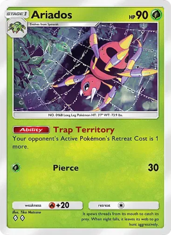 Ariados - Pokémon TCG Card