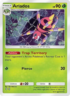 Ariados - pokemon TCG Card