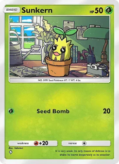 Sunkern - pokemon TCG Card