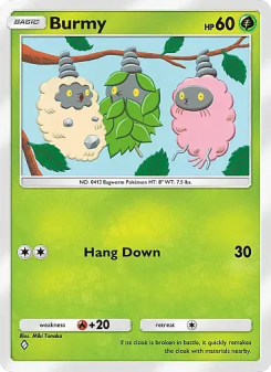 Burmy - pokemon TCG Card