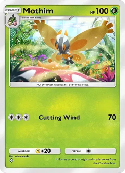 Mothim - pokemon TCG Card