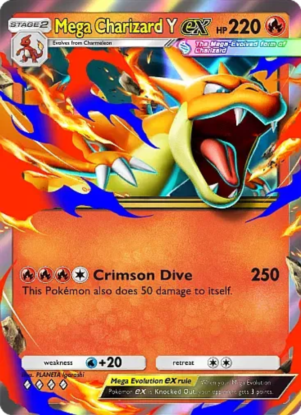 Mega Charizard Y ex - Pokémon TCG Card