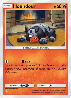 Houndour - pokemon TCG Card