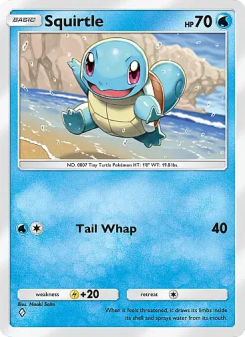 Squirtle - pokemon TCG Card