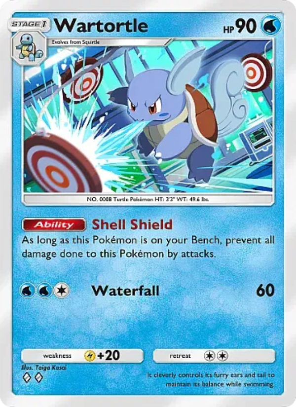 Wartortle - Pokémon TCG Card
