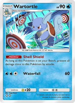 Wartortle - pokemon TCG Card