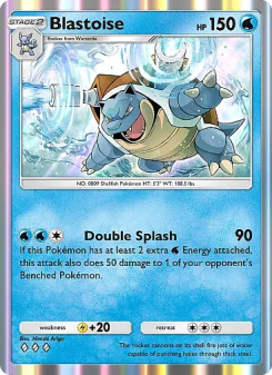 Blastoise - pokemon TCG Card