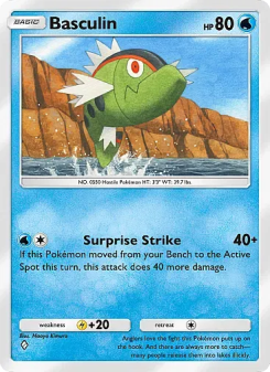 Basculin - pokemon TCG Card