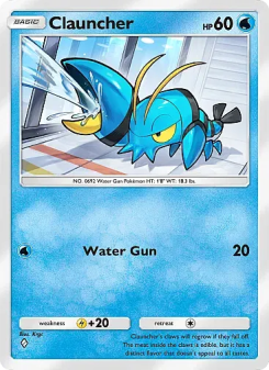 Clauncher - pokemon TCG Card